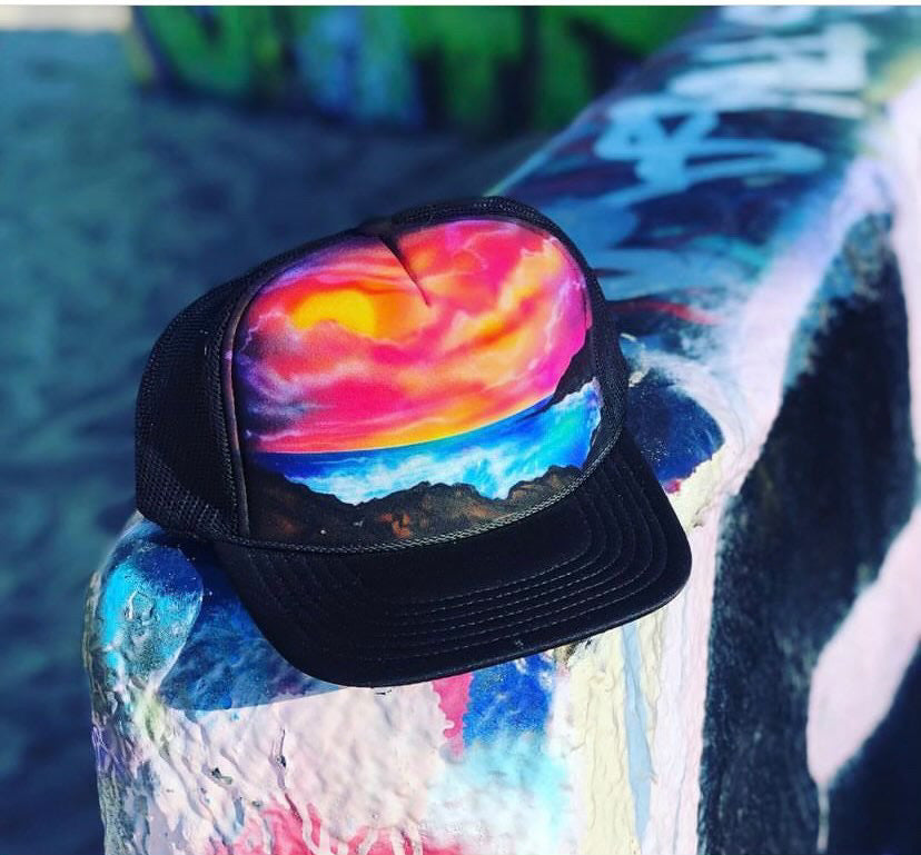 Custom airbrush hat