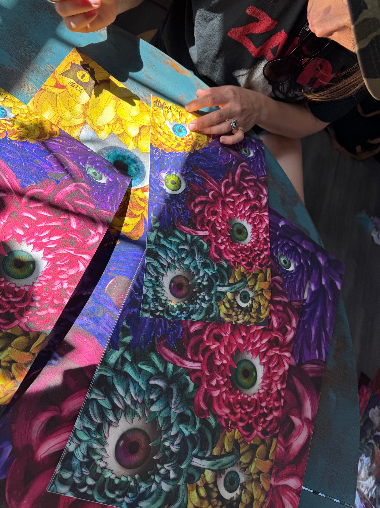 Eye Flowers (collective print)