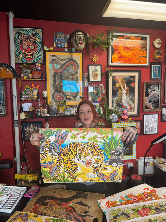 The Yellow Tiger (collective print)