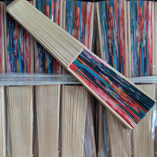 Tropical Romance | Flamingo Hand Fans