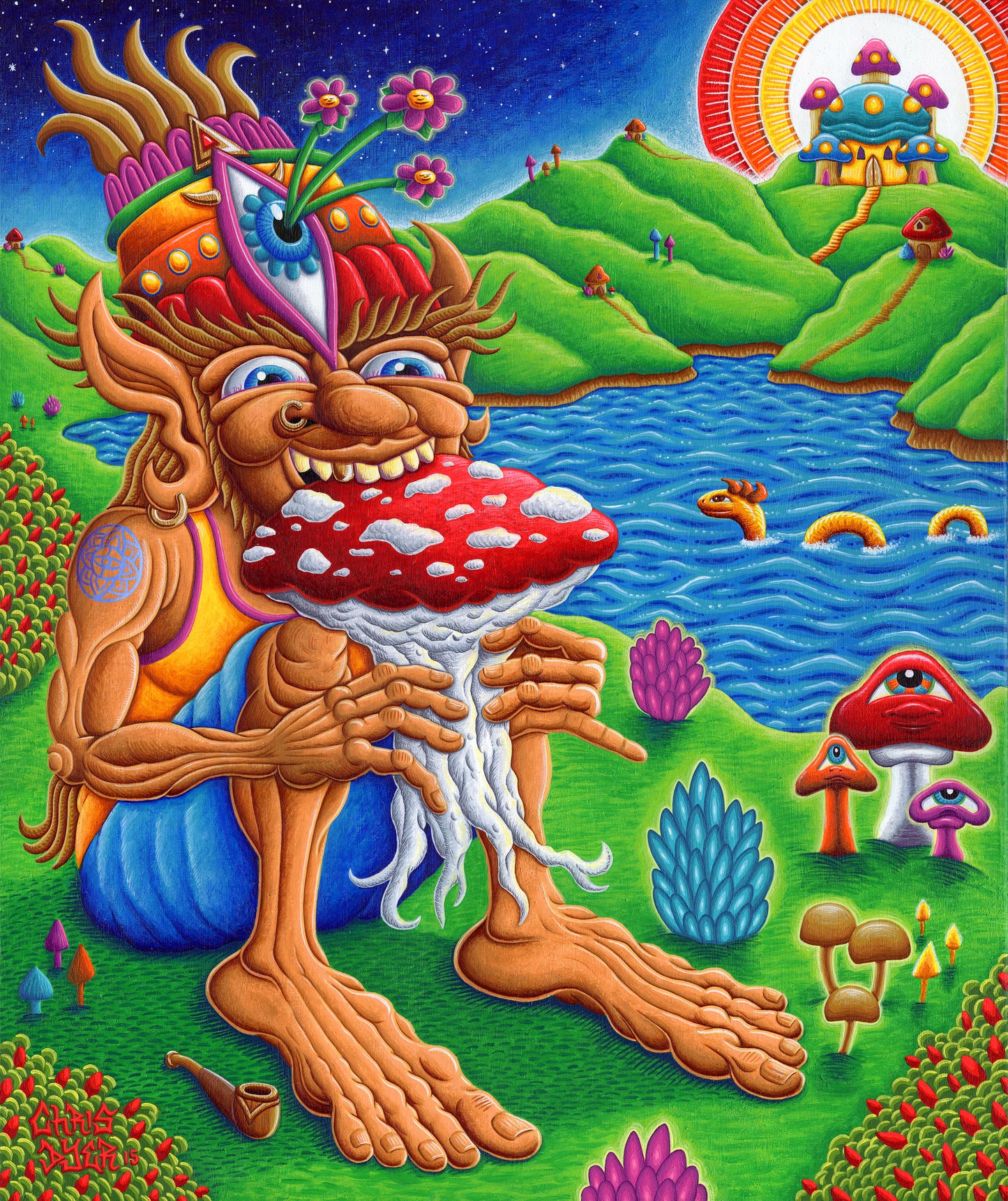 Muncher of Mushroom Land (collective print)