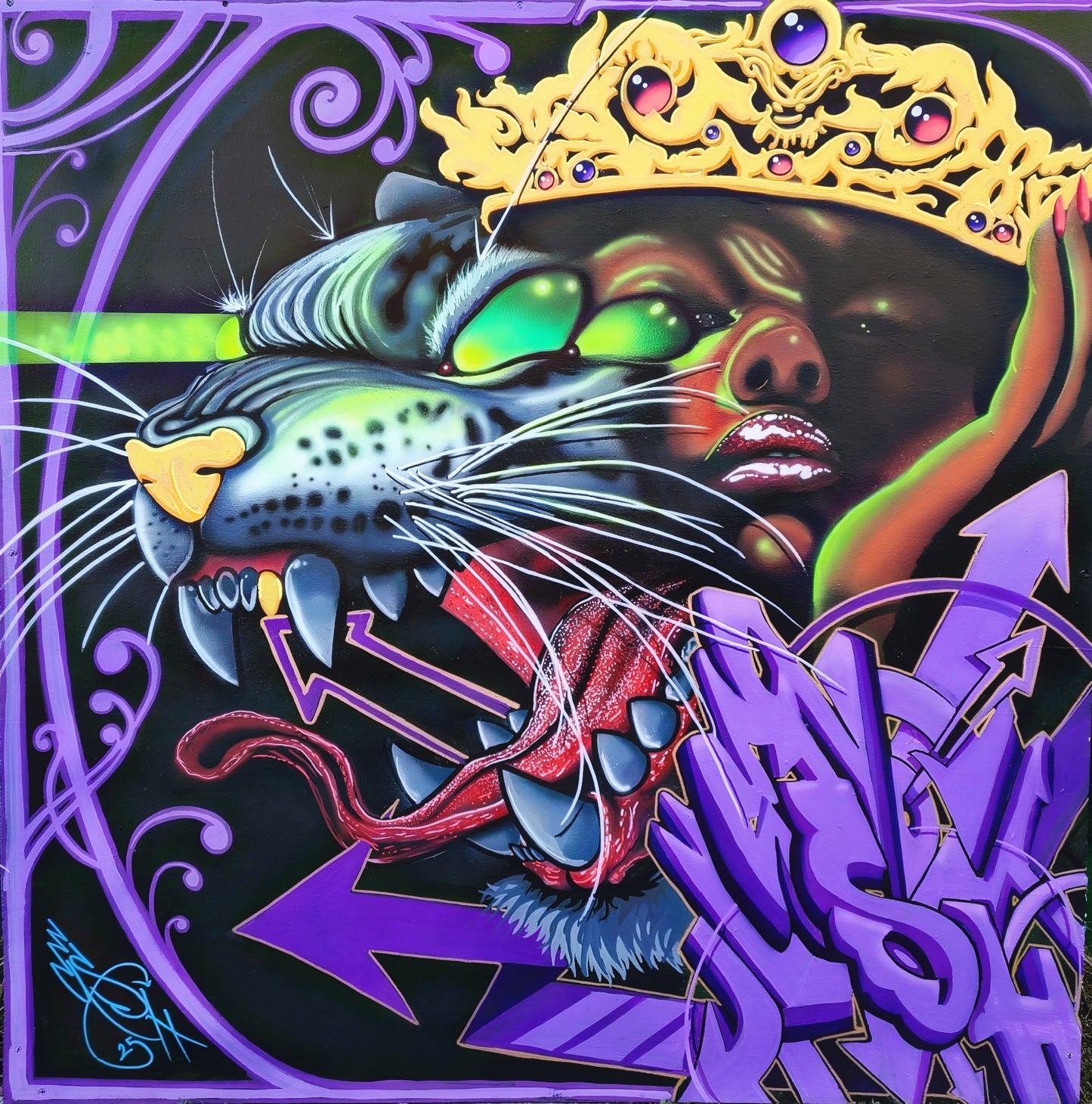Shadow Jaguar and the Queen of Caps (original)