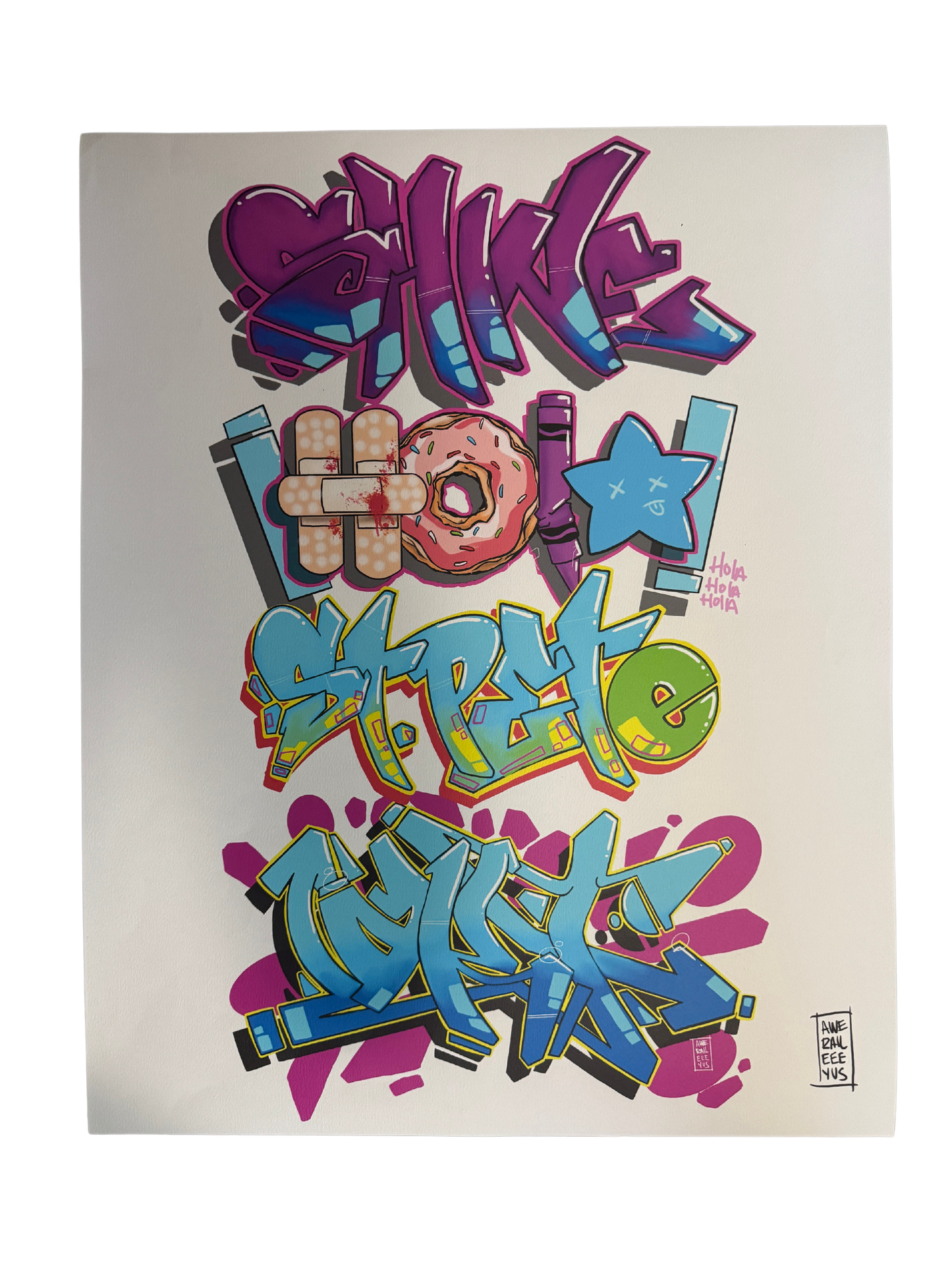 The Graffiti of Aurailieus (collective print)