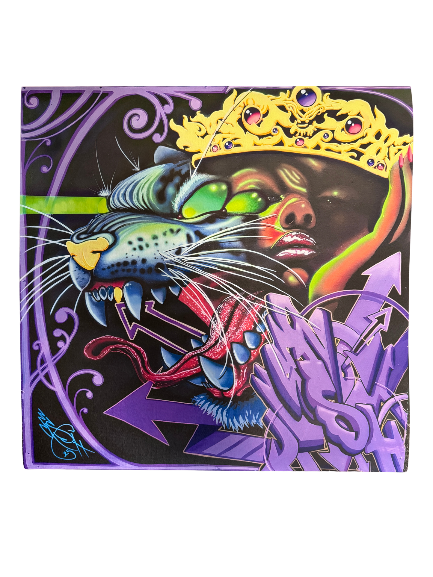 Shadow Jaguar and the Queen of Caps (collective print)