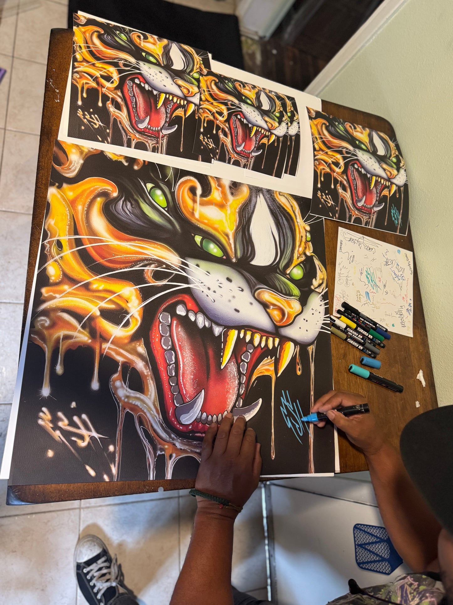 Magic Cat (collective print)