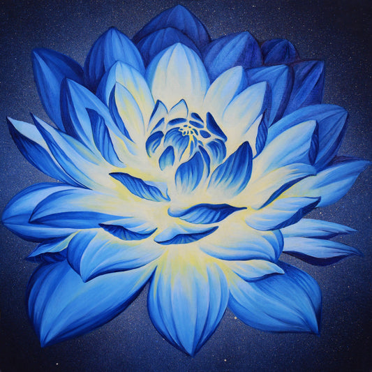 Lucky Blue Yellow Soul flower (collective print)