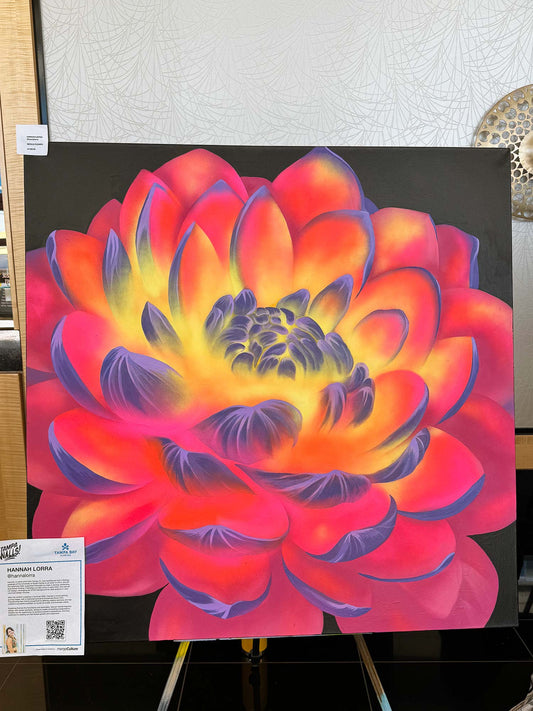 Pink & Yellow Dahlia Soul Flower