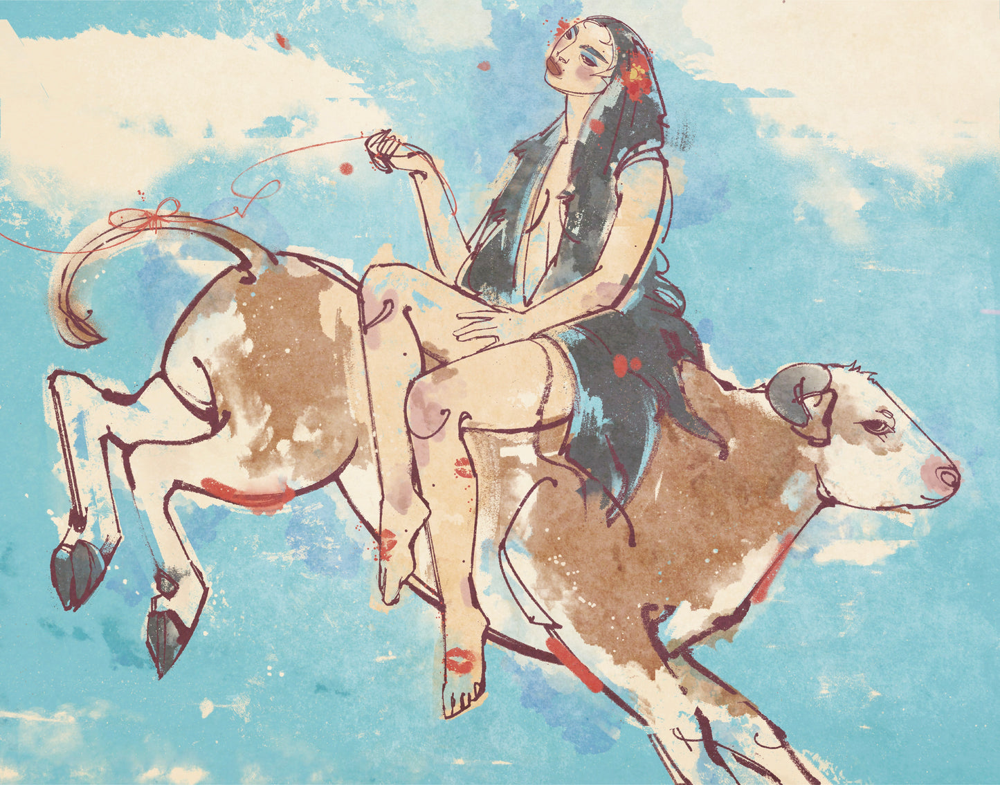 Lady Bovine (collective print)